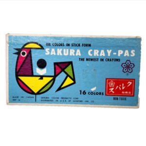 Sakura Cray-Pas Oil Pastel Crayon Set Vintage RARE DISCONTINUED